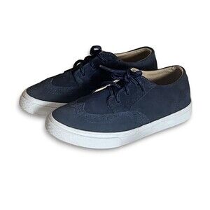 Janie And Jack Blue Suede Wingtip Oxford Dress Shoes Toddler Boys Size 9